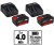 Набір EINHELL TK 18/3 Li (CD+AG+HD+2 Battery 4Ah+Bag)