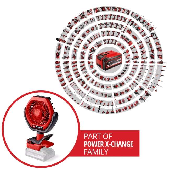 Акумуляторний вентилятор Einhell GC-CF 18/110 Li-Solo (3408061) Акумуляторний вентилятор Einhell GC-CF 18/110 Li-Solo (3408061)