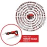 Пила шабельна Einhell TP-AP 18/28 Li BL - Solo + зарядний пристрій і акумулятор 18V 4,0 Ah (4326310,4512042)