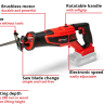 Пила шабельна Einhell TP-AP 18/28 Li BL - Solo + зарядний пристрій і акумулятор 18V 4,0 Ah (4326310,4512042)