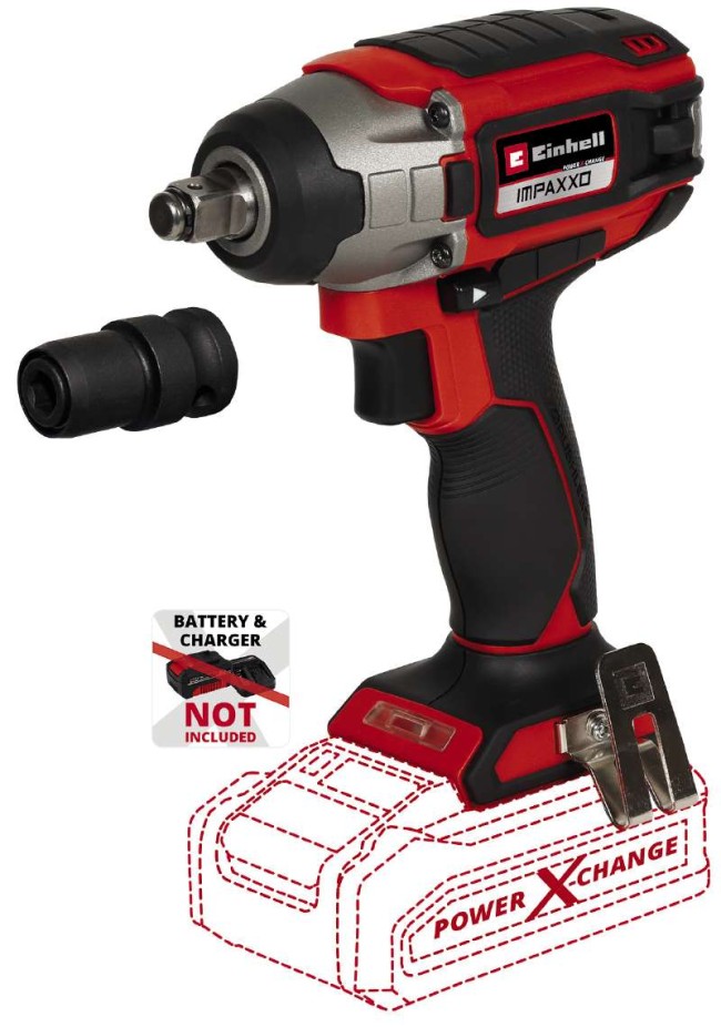 Ударний гайковерт безщітковий Einhell IMPAXXO 18/230 - Solo (4510080)