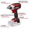 Ударний гайковерт безщітковий Einhell IMPAXXO 18/230 - Solo (4510080)