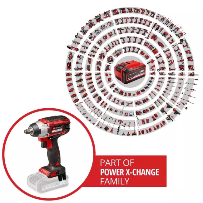 Ударний гайковерт безщітковий Einhell IMPAXXO 18/230 - Solo (4510080) Ударний гайковерт безщітковий Einhell IMPAXXO 18/230 - Solo (4510080)