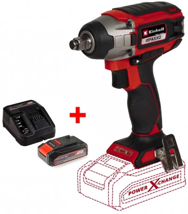 Ударний гайковерт безщітковий Einhell IMPAXXO 18/230 - Solo (4510080)