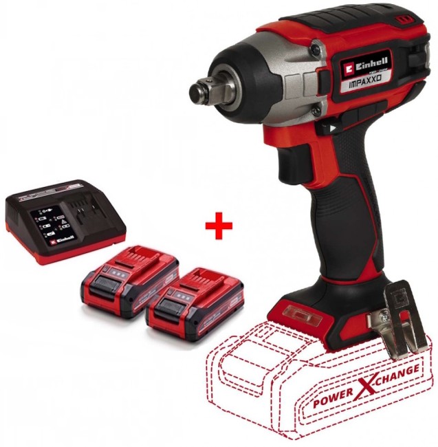 Ударний гайковерт безщітковий Einhell IMPAXXO 18/230 - Solo (4510080) Ударний гайковерт безщітковий Einhell IMPAXXO 18/230 - Solo (4510080)