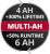 Einhell PXC-Starter-Kit 18V 4-6Ah & 6A Boostcharger  (4512143)