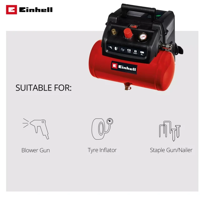 Компрессор Einhell TC-AC 190/6/8 OF (4020655)