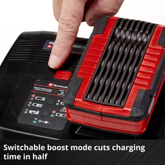 Прискорений зарядний пристрій до акумуляторів Einhell 18V Power-X-Boostcharger 6 A (4512064) Прискорений зарядний пристрій до акумуляторів Einhell 18V Power-X-Boostcharger 6 A (4512064)
