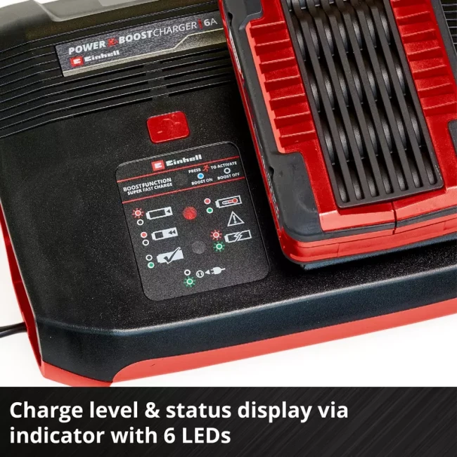 Прискорений зарядний пристрій до акумуляторів Einhell 18V Power-X-Boostcharger 6 A (4512064)