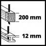 Пила сабельная Einhell TE-AP 18/28 Li BL - Solo + зарядное устройство и аккумулятор 18V 5,2 Ah (4326310,4512114)