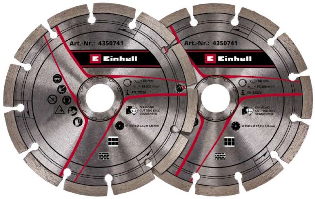 Диски для бороздодела Einhell TE-MA 1700 150х22.2 мм, 2 шт (4350741)