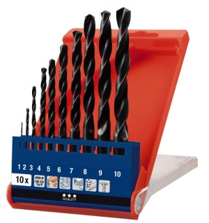 Набір свердл метал HSS 10 шт KWB (421340)