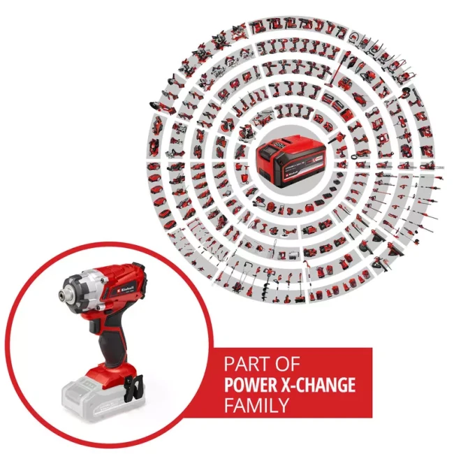 Набор ударная отвертка Einhell TE-CI 18 Li Solo + Starter Kit 18V 2,5 Ah (4510034Kit 2.5)