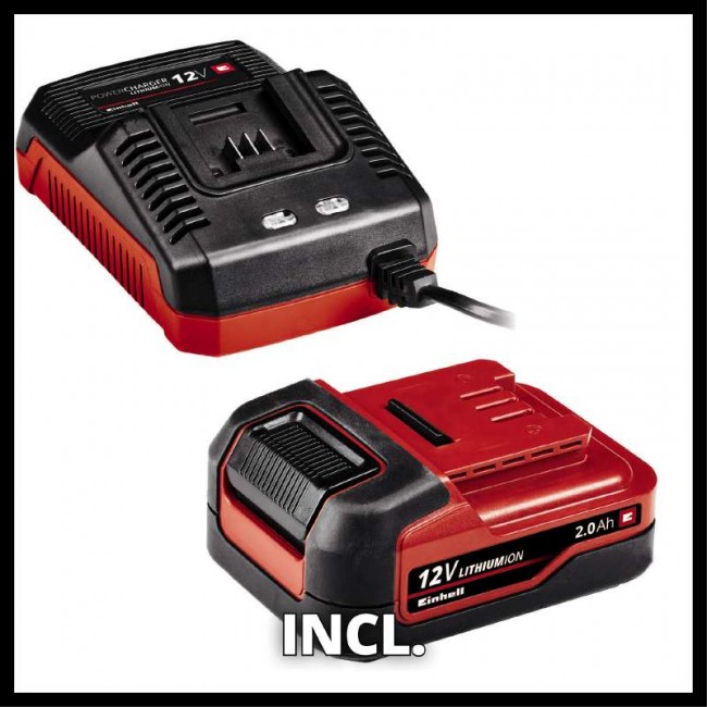 Шуруповерт Einhell TE-CD 12/1 3X-Li (1x2,0 Ah) (4513595) Шуруповерт Einhell TE-CD 12/1 3X-Li (1x2,0 Ah) (4513595)