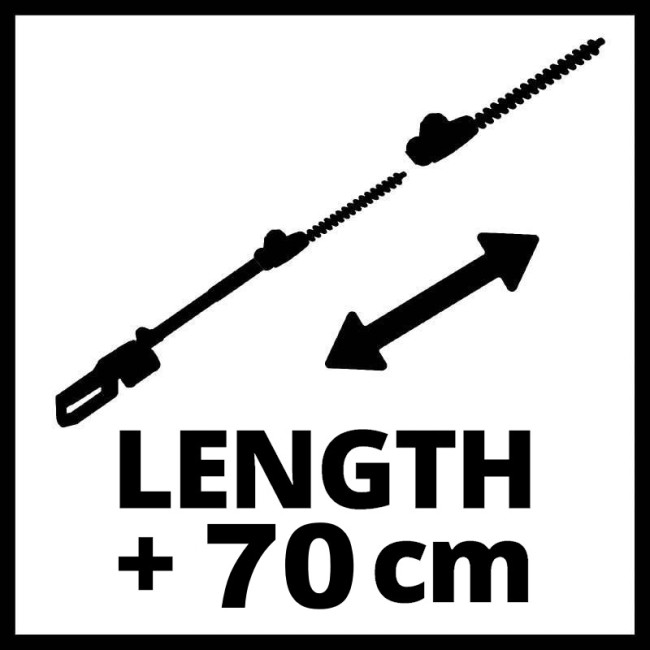 Кущоріз акумуляторний безщітковий Einhell GP-HH 18/50 Li T BL-Solo (3410972)