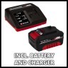 Акция! Набор Краскопульт Einhell TE-SY 18/90 Li-Solo + зарядное устройство 18V Power X-Fastcharger 4 A и аккумулятор 18V 4,0 Ah