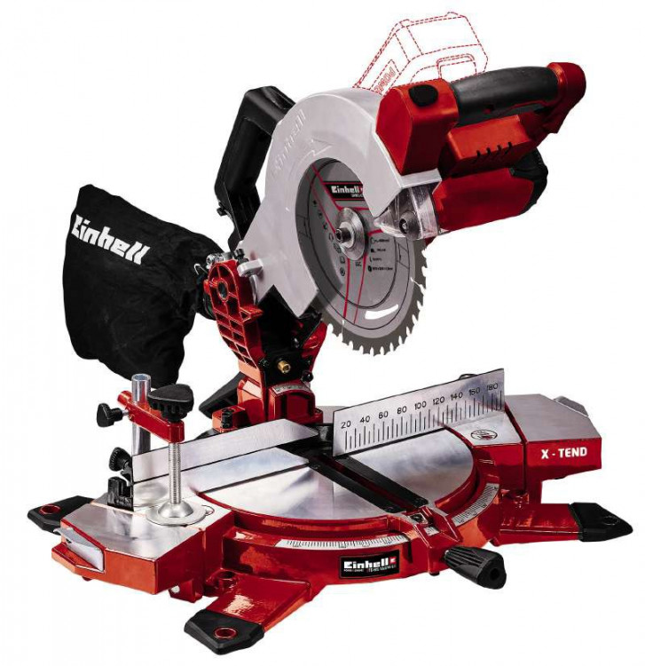 Пила торцовочная аккумуляторная Einhell TE-MS 18/210 Li - Solo