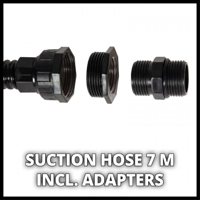 Шланг всасывающий для воды с фильтром и обратным клапаном, пластиковый 7м (4173645) Шланг всасывающий для воды с фильтром и обратным клапаном, пластиковый 7м (4173645)