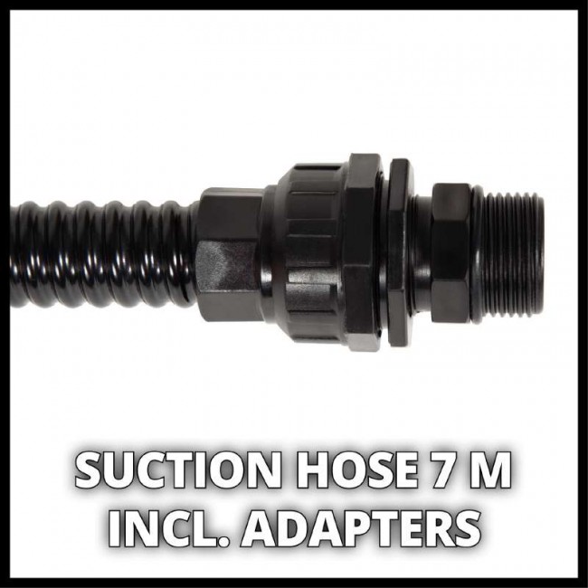 Шланг всасывающий для воды с фильтром и обратным клапаном, пластиковый 7м (4173645) Шланг всасывающий для воды с фильтром и обратным клапаном, пластиковый 7м (4173645)