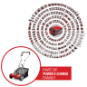 Акция! Газонокосилка ручная аккумуляторная Einhell GE-HM 18/38 Li - Solo + зарядное устройство 18V Power X-Fastcharger 4 A и аккумулятор 18V 4,0 Ah