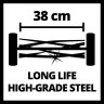 Акция! Газонокосилка ручная аккумуляторная Einhell GE-HM 18/38 Li - Solo + зарядное устройство 18V Power X-Fastcharger 4 A и аккумулятор 18V 4,0 Ah