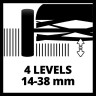Акция! Газонокосилка ручная аккумуляторная Einhell GE-HM 18/38 Li - Solo + зарядное устройство 18V Power X-Fastcharger 4 A и аккумулятор 18V 4,0 Ah