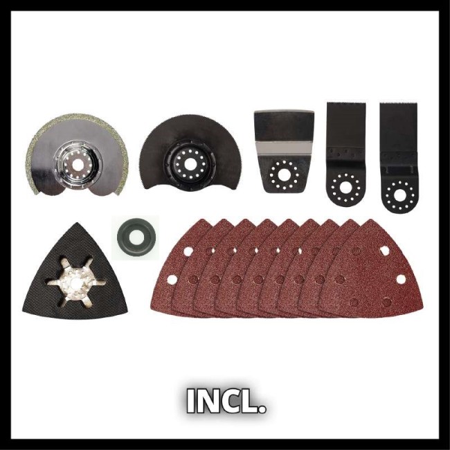 Набір багатофункціональний інструмент акумуляторний Einhell VARRITO + Starter Kit 18V 2,5 Ah (4465160,4512097)