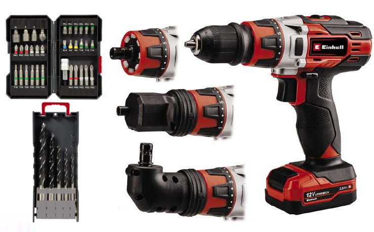Шуруповерт Einhell TE-CD 12/1 3X-Li +39 (1x2,0Ah) 