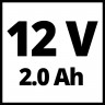 Шуруповерт Einhell TE-CD 12/1 3X-Li +39 (1x2,0Ah) 