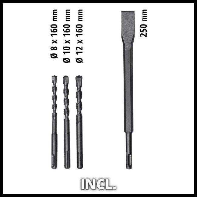 Перфоратор Einhell TC-RH 620 4F Kit (4257992)