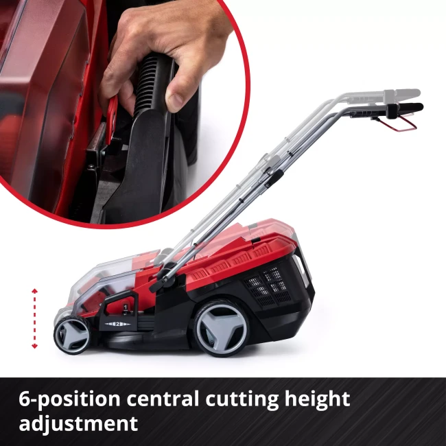 Акумуляторна безщіткова газонокосарка Einhell GE-CM 36/36 Li 2x4.0Ah (3413230)