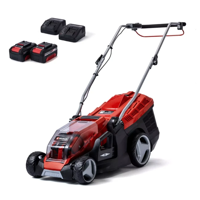 Акумуляторна безщіткова газонокосарка Einhell GE-CM 36/36 Li 2x4.0Ah (3413230)