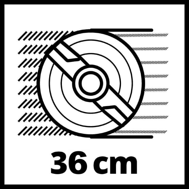 Акумуляторна безщіткова газонокосарка Einhell GE-CM 36/36 Li 2x4.0Ah (3413230)
