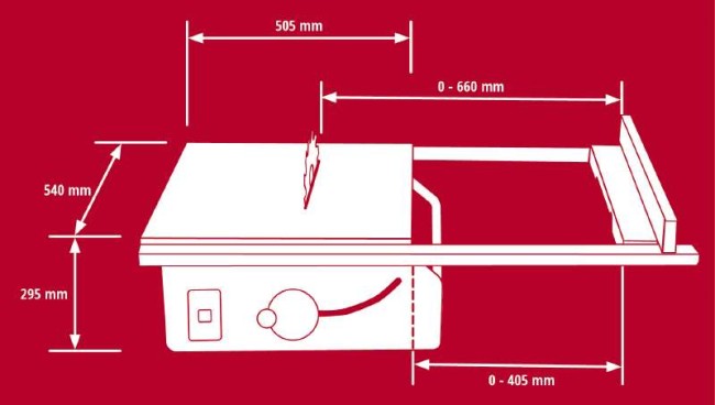 Пила циркулярная настольная Einhell TE-TS 254 T (4340430) Пила циркулярная настольная Einhell TE-TS 254 T (4340430)