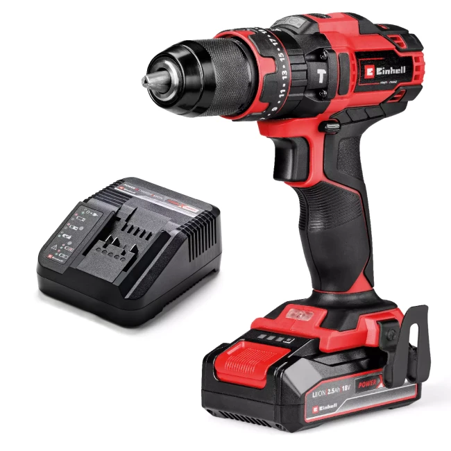 Ударний шуруповерт Einhell TE-CD 18/44 Li-i (1x2,5 Ah) (4514287)