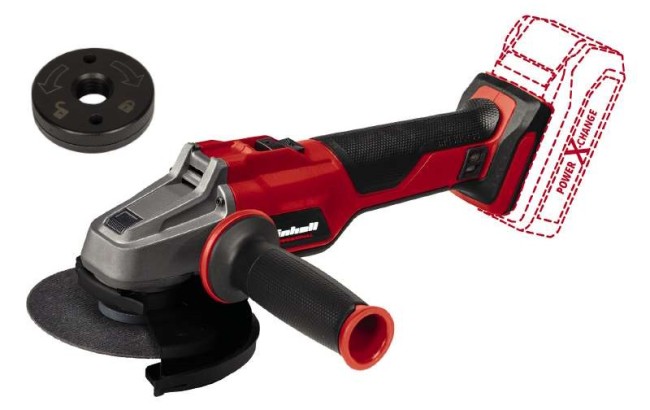 Набор угловая бесщеточная шлифмашина Einhell AXXIO 18/125 Q-Solo + зарядное устройство и аккумулятор 18V 4,0 Ah (4431151, 4512042) Набор угловая бесщеточная шлифмашина Einhell AXXIO 18/125 Q-Solo + зарядное устройство и аккумулятор 18V 4,0 Ah (4431151, 4512042)