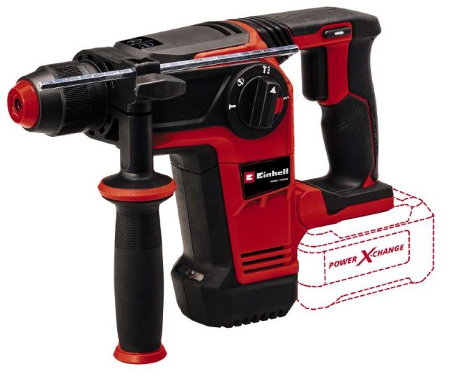 Перфоратор акумуляторний безщітковий Einhell TP-HD 18/26 Li BL - Solo + зарядний пристрій і акумулятор 18V 4,0 Ah (4514265, 4512042) Перфоратор акумуляторний безщітковий Einhell TP-HD 18/26 Li BL - Solo + зарядний пристрій і акумулятор 18V 4,0 Ah (4514265, 4512042)