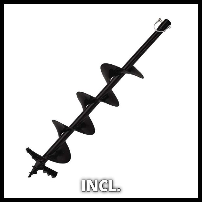 Набір акумуляторний безщітковий земляний бур Einhell GP-EA 18/150 Li BL-Solo + зарядний пристрій та акумулятор 18V 5,2 Ah (3437000, 4512147)