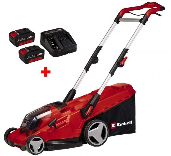 Акция! Набор газонокосилка аккумуляторная Einhell GE-CM 36/41 Li-Solo + 18V Power-X-Charger 3A и 2 акум 18V 3,0 Ah (3413275,4512098)