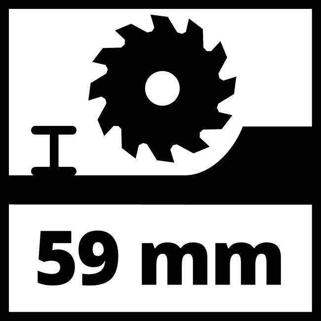 Пила циркулярная бесщеточная аккумуляторная Einhell TP-CS 18/165 Li BL - Solo (4331225)