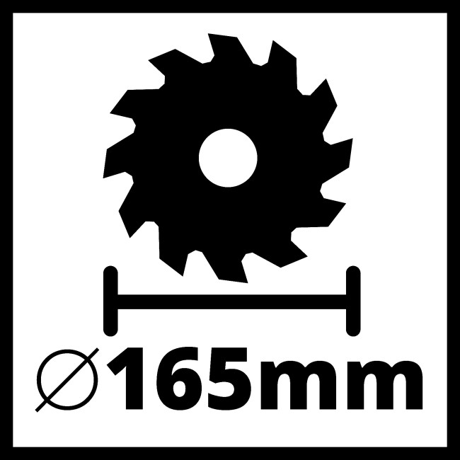 Пила циркулярная бесщеточная аккумуляторная Einhell TP-CS 18/165 Li BL - Solo (4331225)