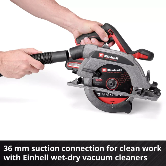 Пила циркулярная бесщеточная аккумуляторная Einhell TP-CS 18/165 Li BL - Solo (4331225)