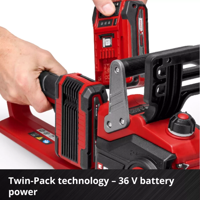 Набір Пила ланцюгова безщіткова Einhell GP-LC 36/35 Li 18V 2x4,0Ah Twincharger Kit (4501780, 4512112) Набір Пила ланцюгова безщіткова Einhell GP-LC 36/35 Li 18V 2x4,0Ah Twincharger Kit (4501780, 4512112)