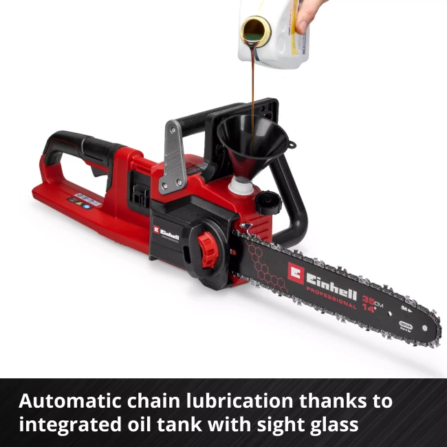 Набір Пила ланцюгова безщіткова Einhell GP-LC 36/35 Li 18V 2x4,0Ah Twincharger Kit (4501780, 4512112) Набір Пила ланцюгова безщіткова Einhell GP-LC 36/35 Li 18V 2x4,0Ah Twincharger Kit (4501780, 4512112)