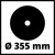 Пила монтажная по металлу Einhell TC-MC 355/1 (4503139)